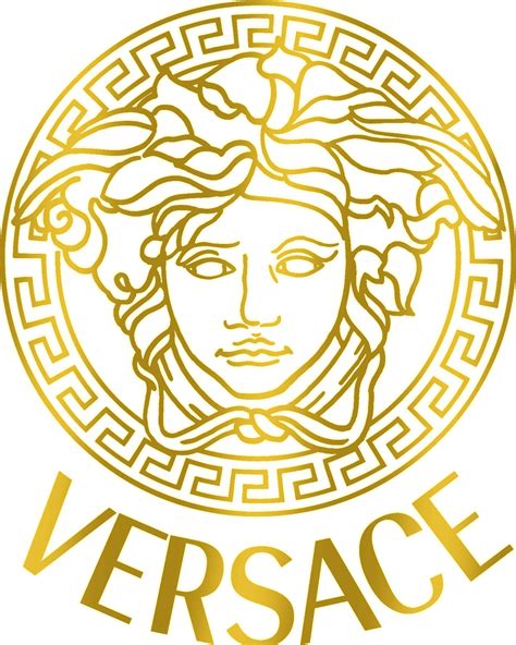 logo versace dorado